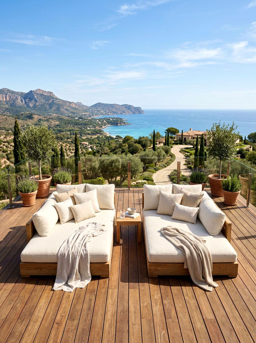 Extra Wide Chaise Pair - 30 chaise pair patio ideas