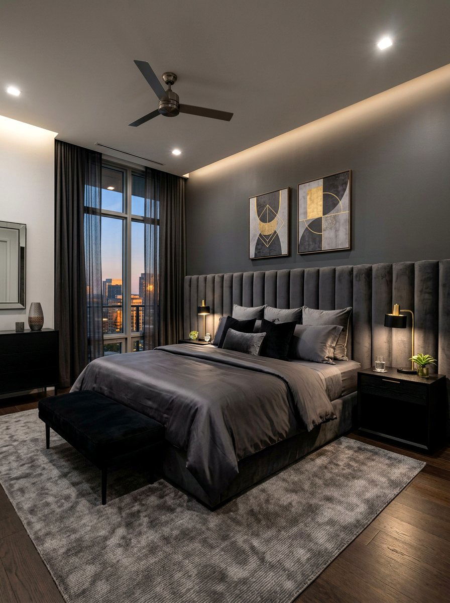 Extra Wide Channel Tufted - 30 oversized headboard ideas