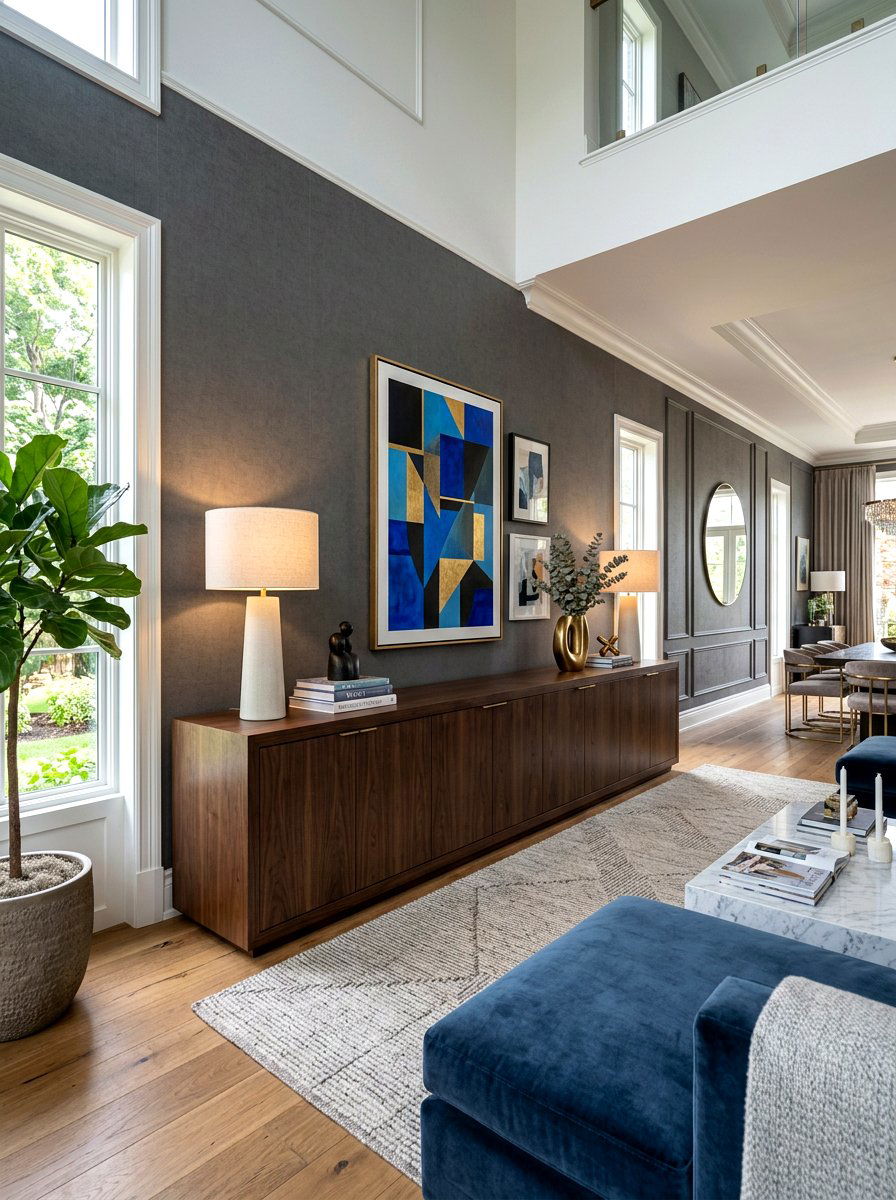 Extra Wide Modern Sideboard - 30 TV over console ideas