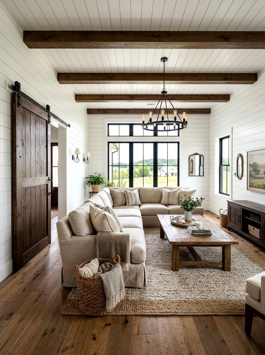 FARMHOUSE BONUS ROOM - 30 bonus room lounge ideas