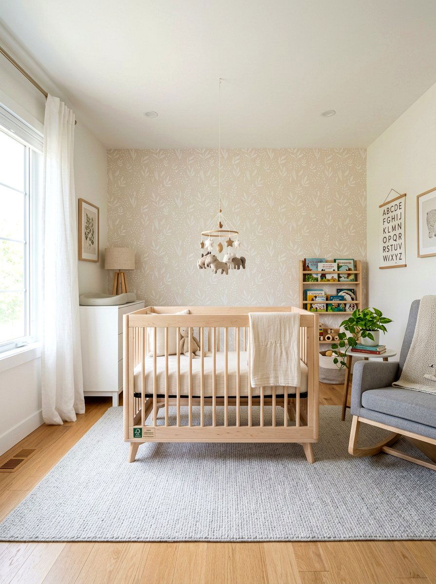FSC Certified Wood Crib - 30 sustainable nursery ideas