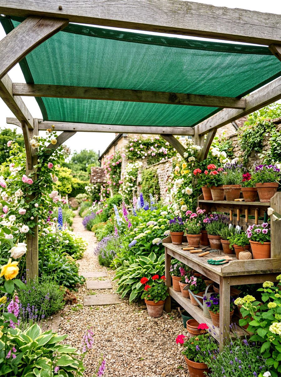 Fabric Shade Cloth - 30 pergola shade ideas