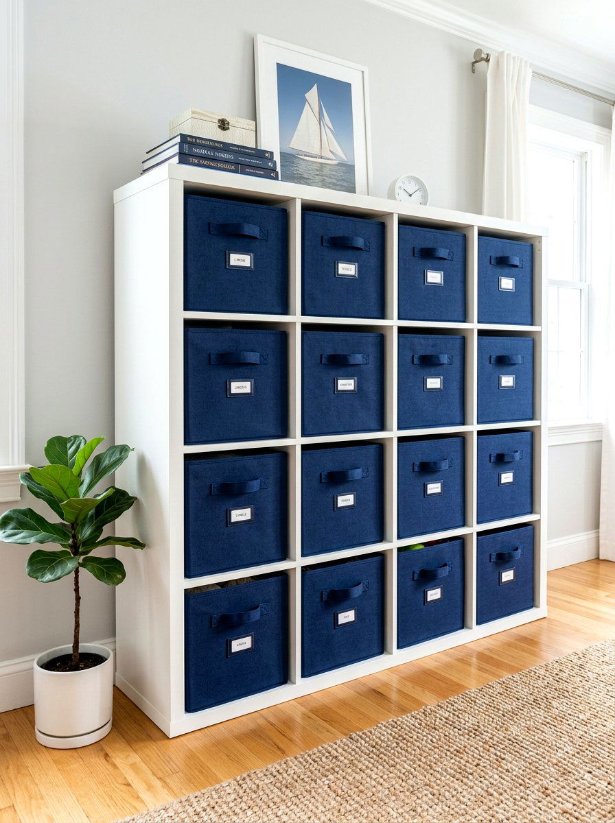 Fabric Storage Cube - 30 entry closet organization ideas