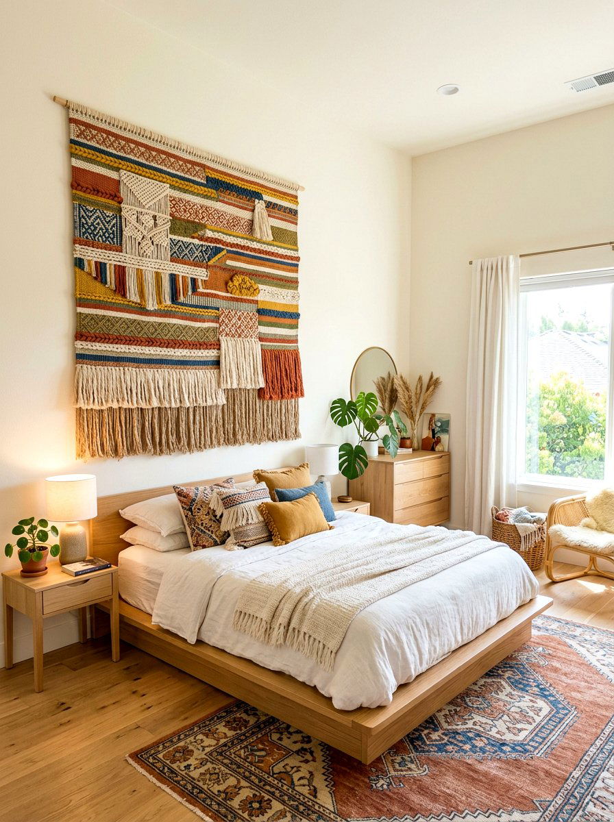 Fabric wall hangings - 30 sound absorbing decor ideas