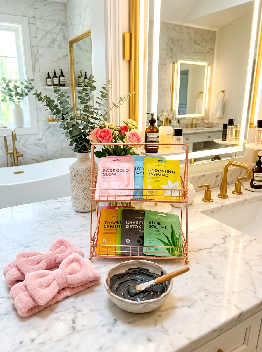 Face Mask Bar - 30 self care station ideas