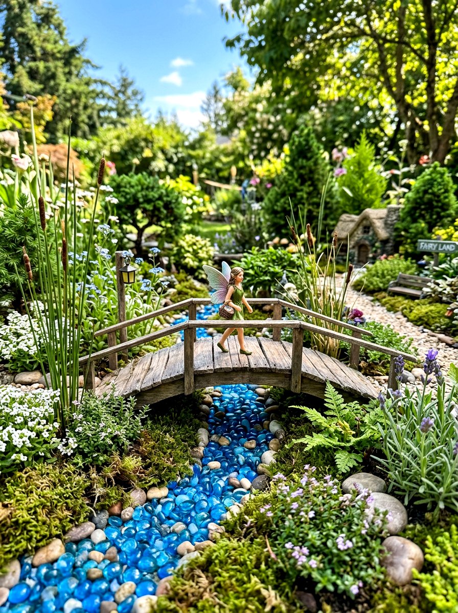 Fairy Garden Bridge - 30 fairy garden ideas