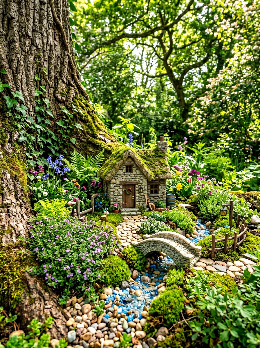 Fairy Garden Corner - 30 cottage backyard ideas