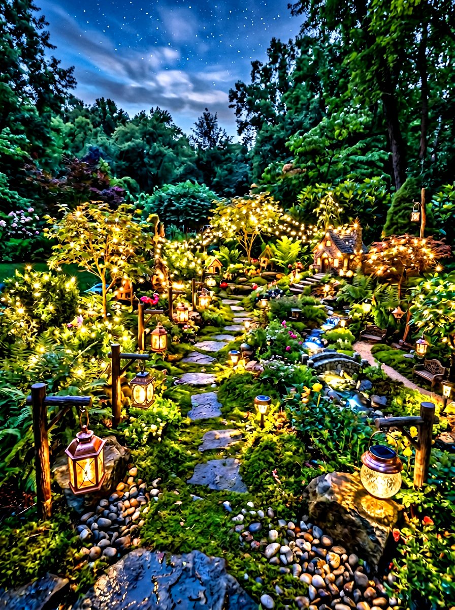 Fairy Garden Lighting - 30 fairy garden ideas