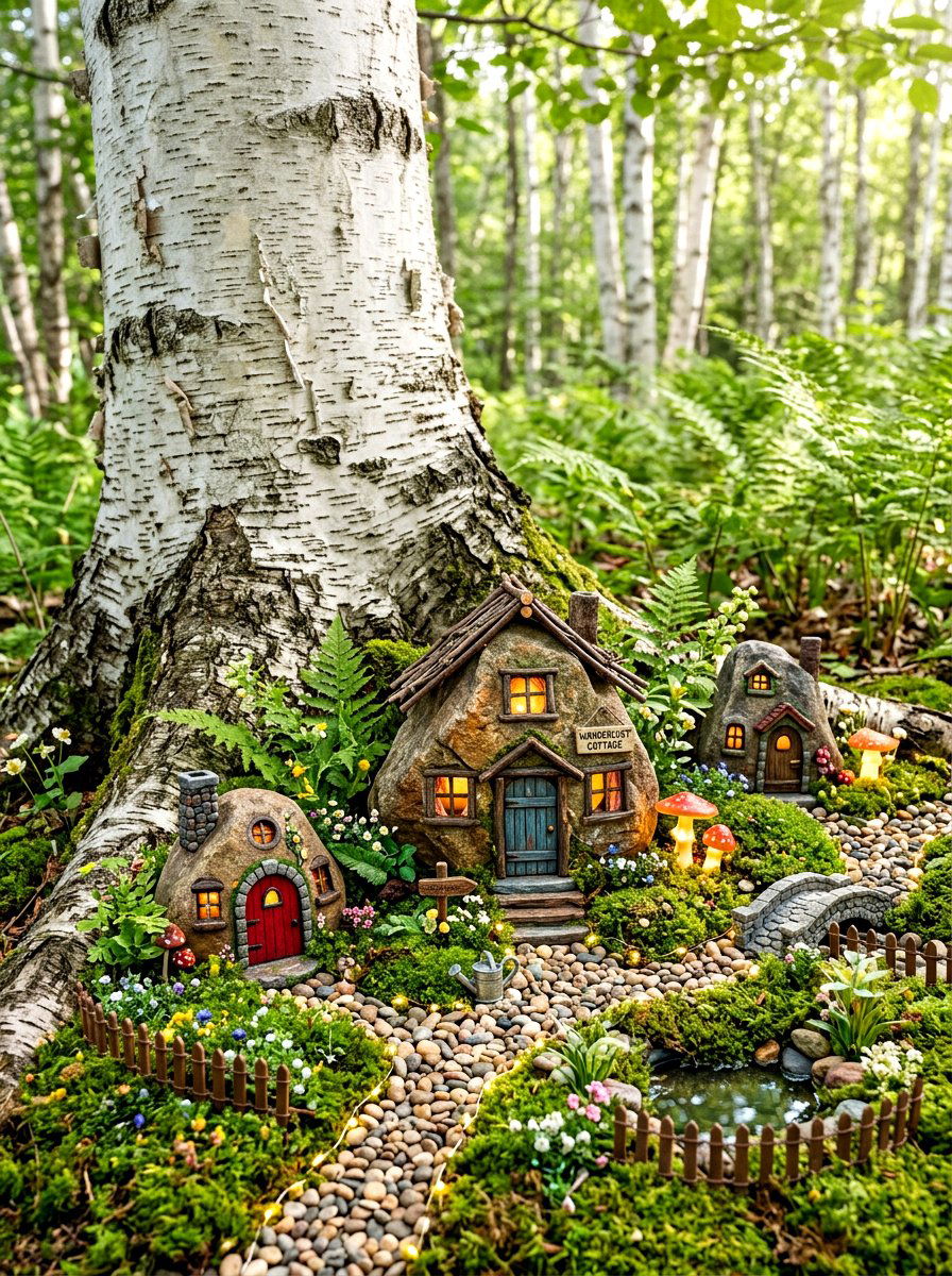Fairy House Rocks - 30 painted rock ideas