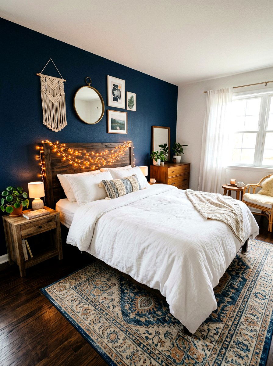 Fairy Lights - 30 romantic bedroom ideas