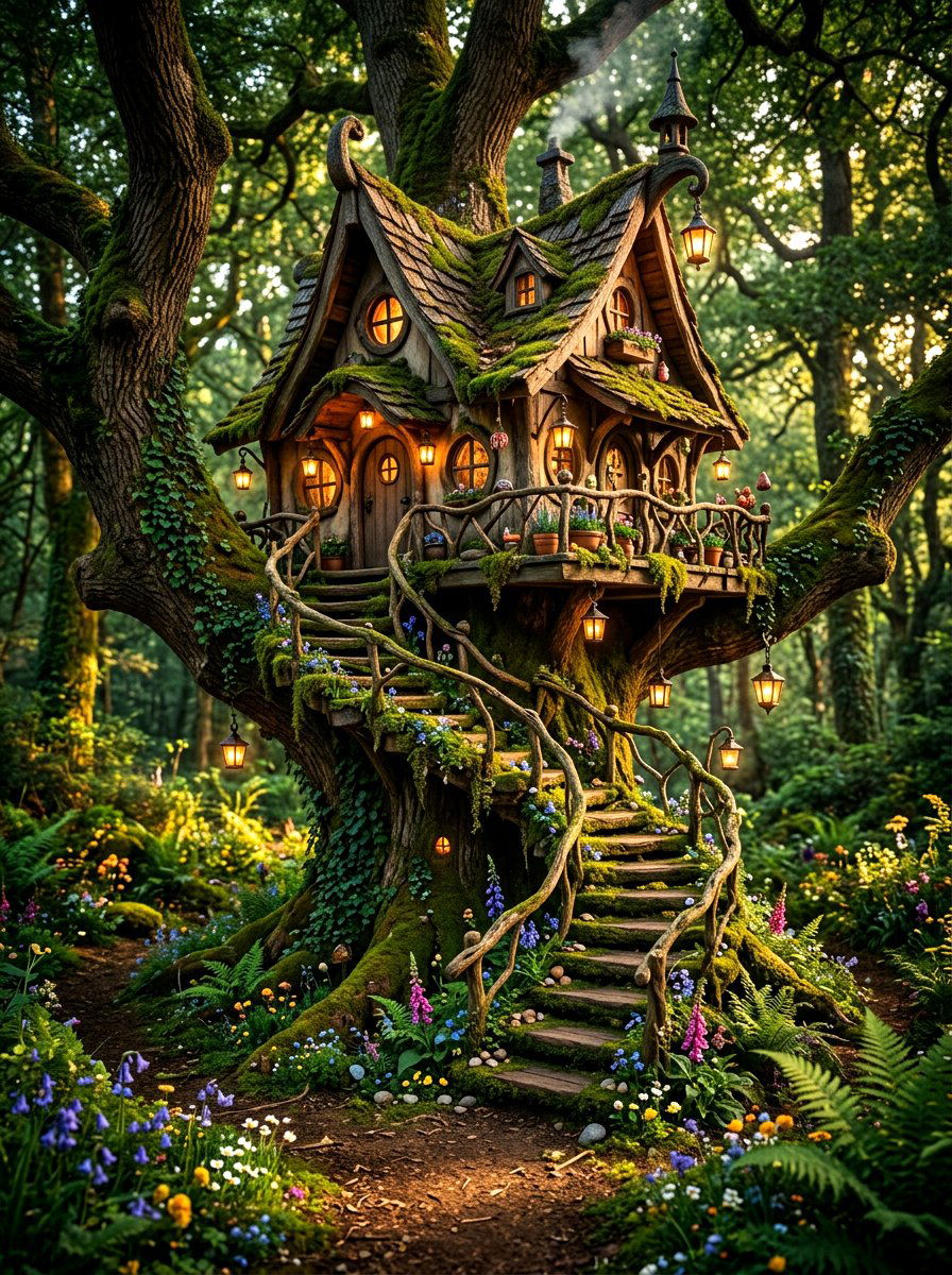 Fairy Treehouse - 30 treehouse ideas