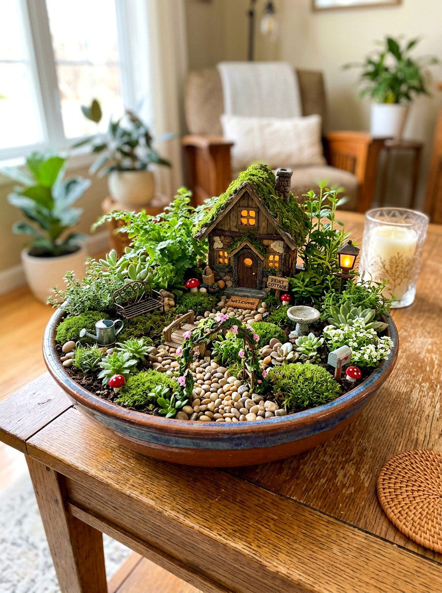 Fairy garden kit - 30 apartment garden ideas