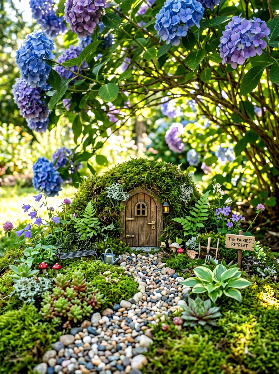 Fairy garden moss details - 30 cottagecore garden ideas