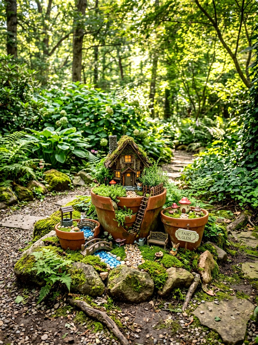 Fairy garden terracotta pots - 30 terracotta pot ideas