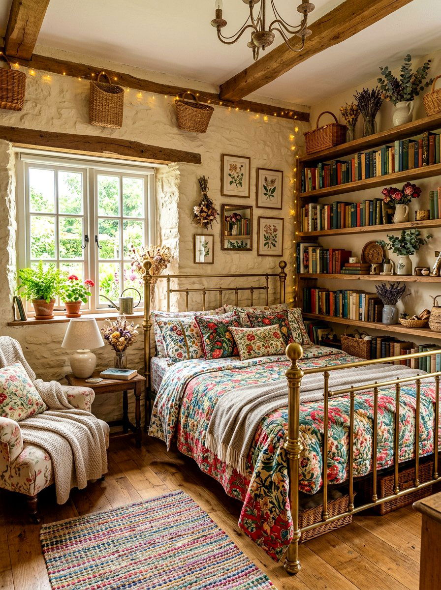 Fairy tale cottagecore bedroom - 30 book lover teen room ideas