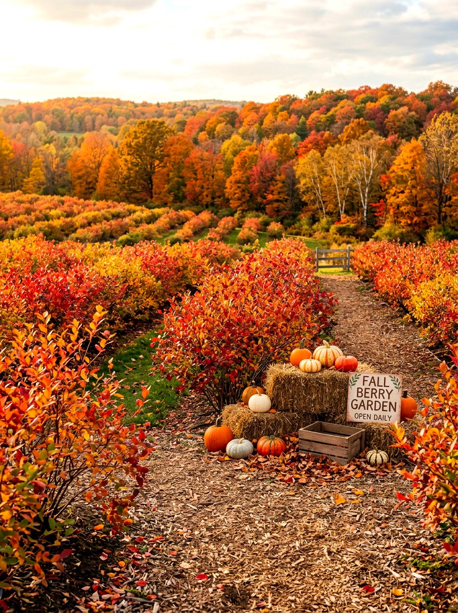 Fall Color Blueberry Garden - 30 blueberry garden ideas