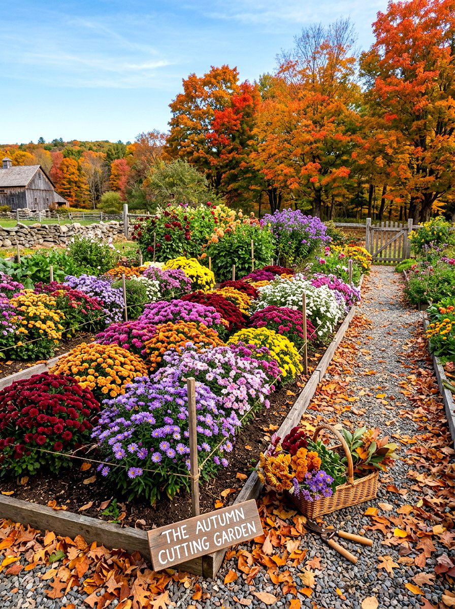 Fall cutting garden - 30 cut flower garden ideas