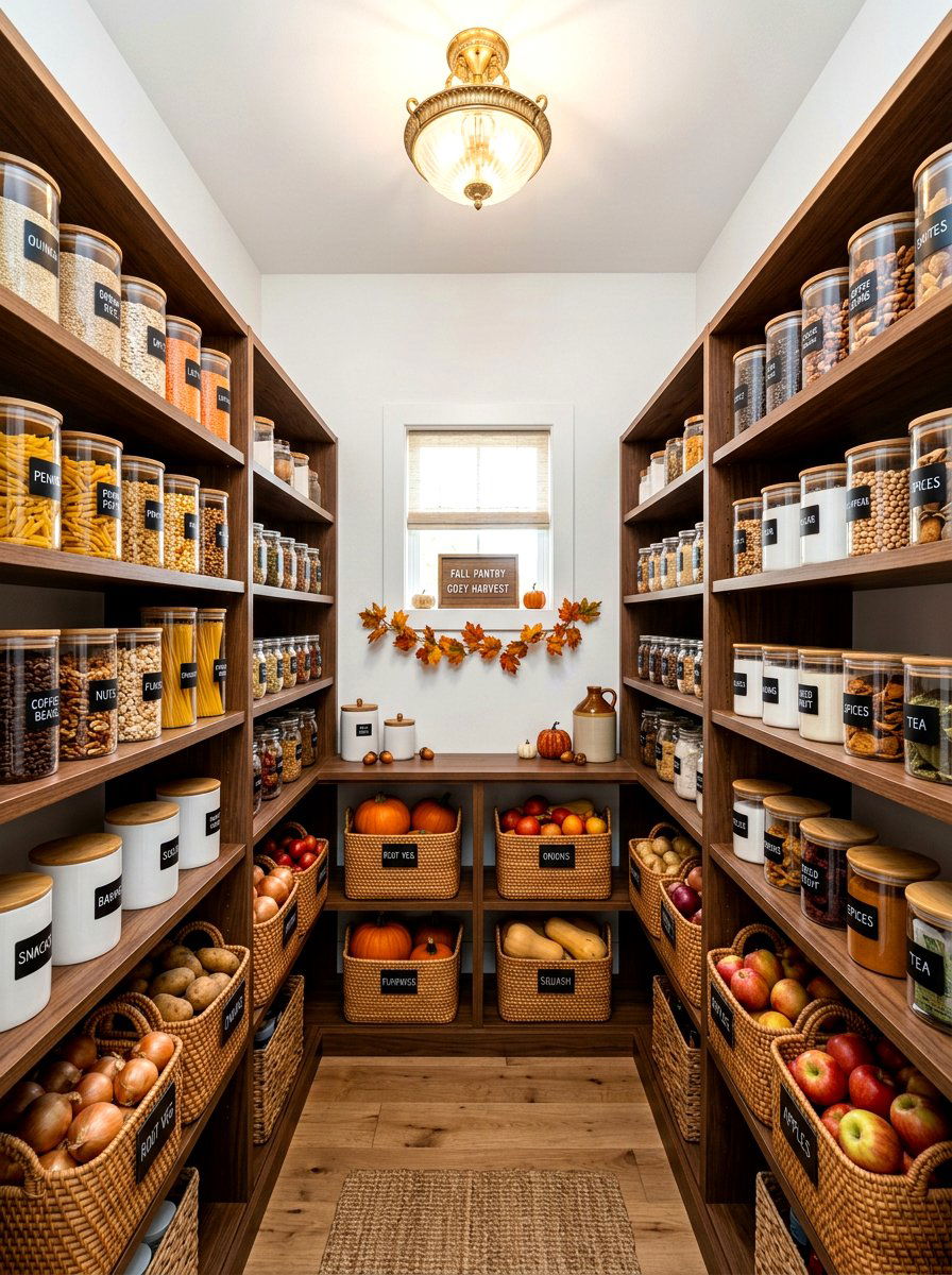 Fall pantry organization - 30 fall reset home ideas