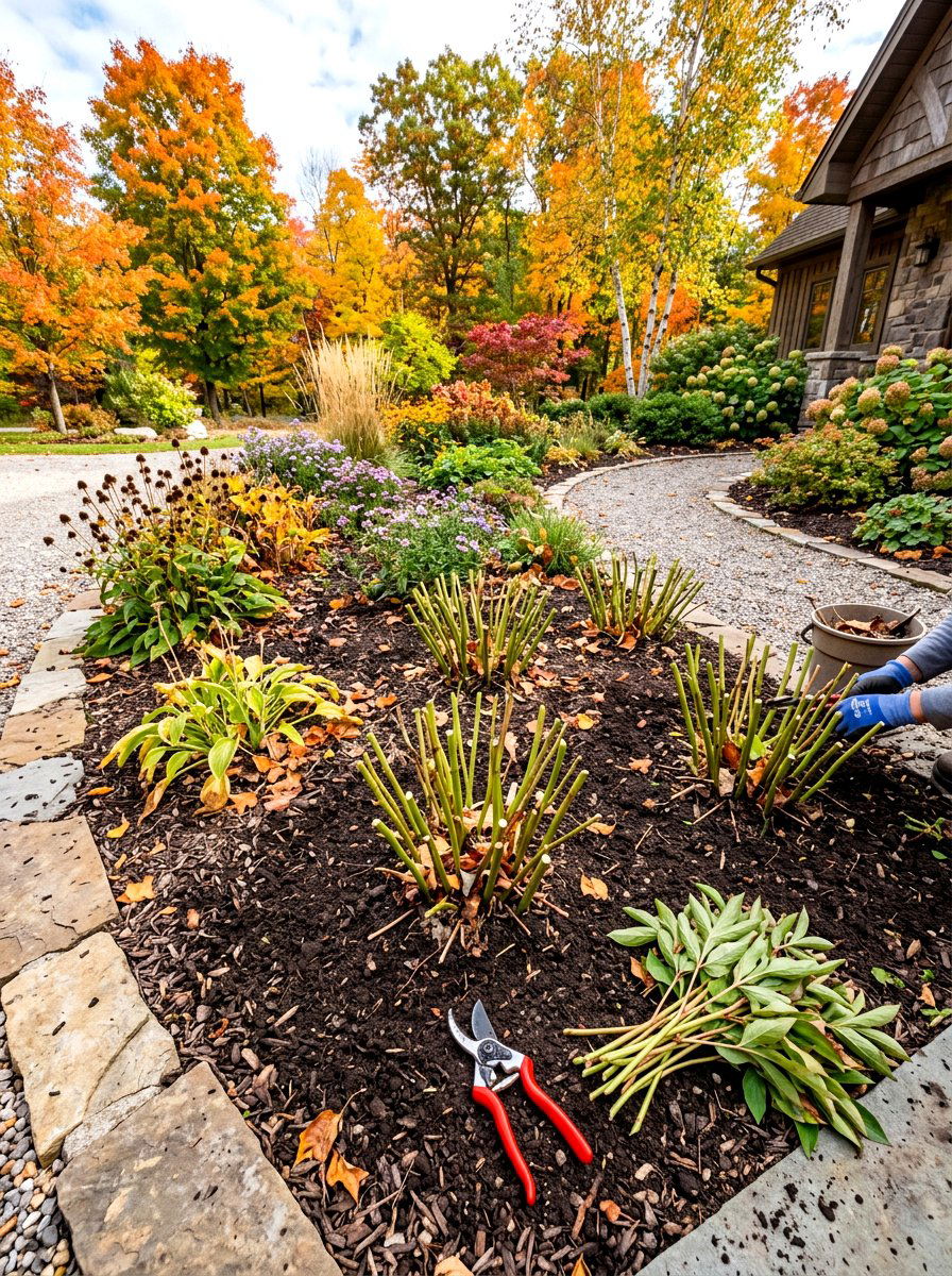 Fall perennial pruning - 30 fall garden ideas