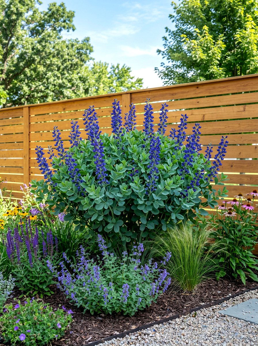 False Indigo Shrub - 30 butterfly host plant garden ideas