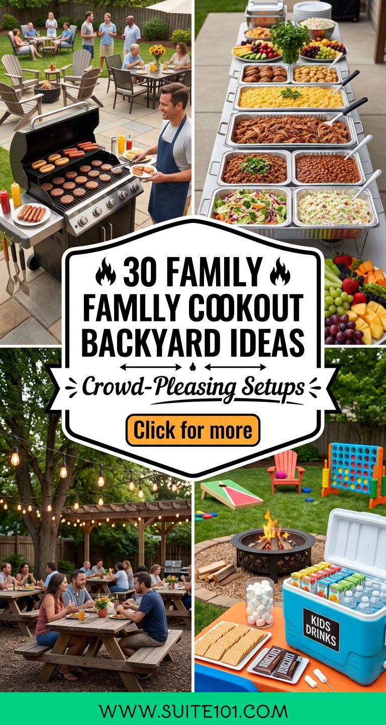 Family Cookout Backyard Ideas 30 Crowd-Pleasing Setups - Family Cookout Backyard Ideas: 30 Crowd-Pleasing Setups
