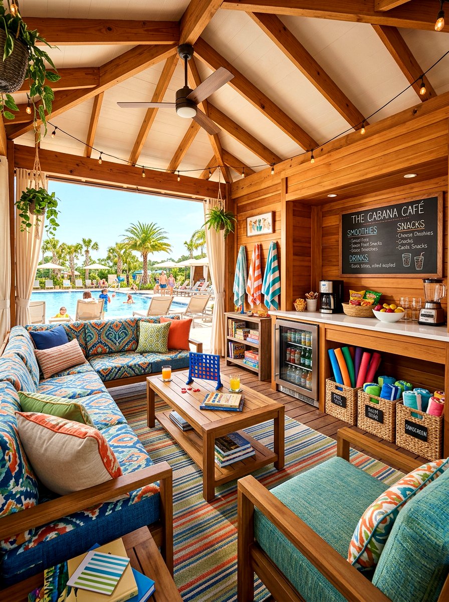 Family Friendly Cabana - 30 cabana lounge ideas