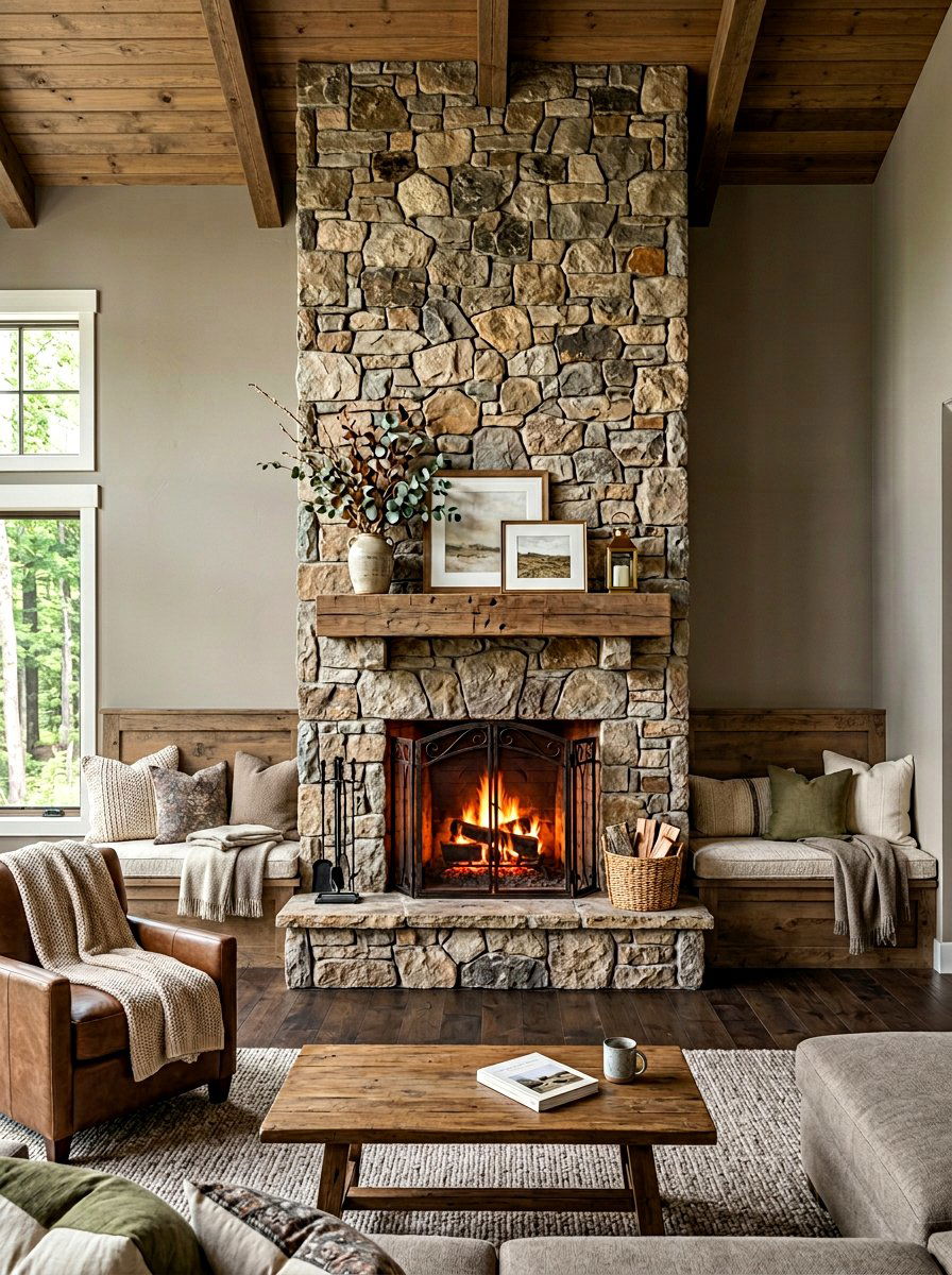 Family Room Fireplace - 30 family room decor ideas