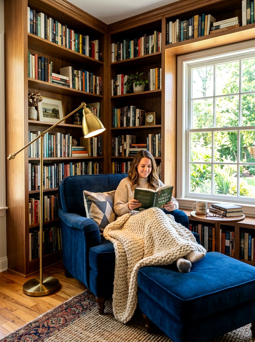 Family Room Reading Nook - 30 family room decor ideas