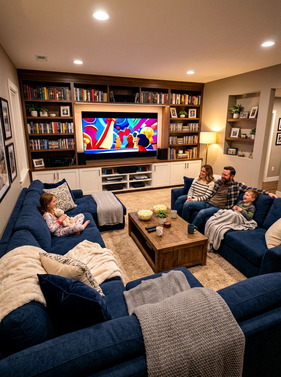 Family movie room - 30 movie room ideas