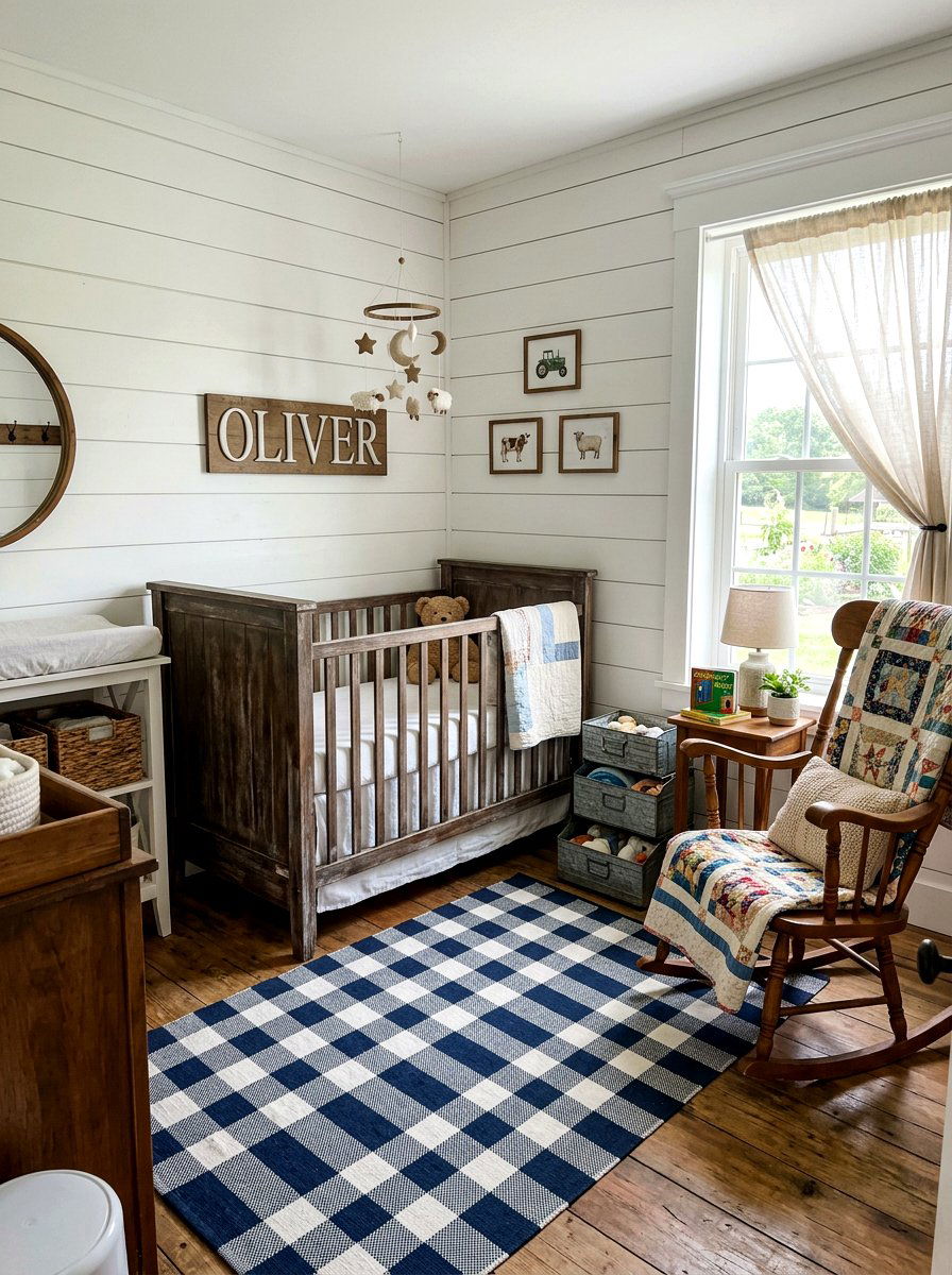 Farmhouse Baby Room - 30 Pinterest nursery ideas