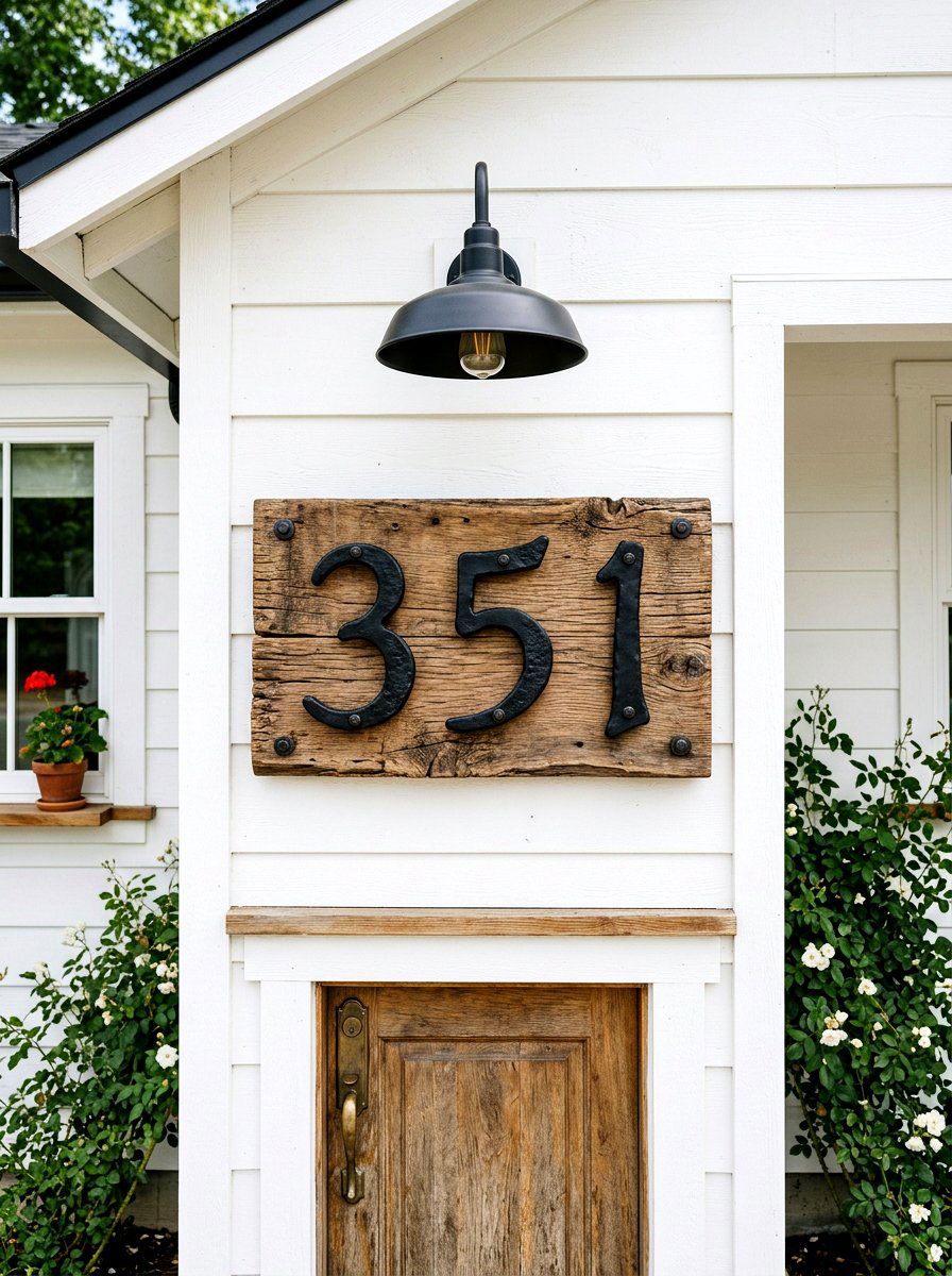 30 House Numbers Curb Appeal Ideas for Impressive Street-Ready
