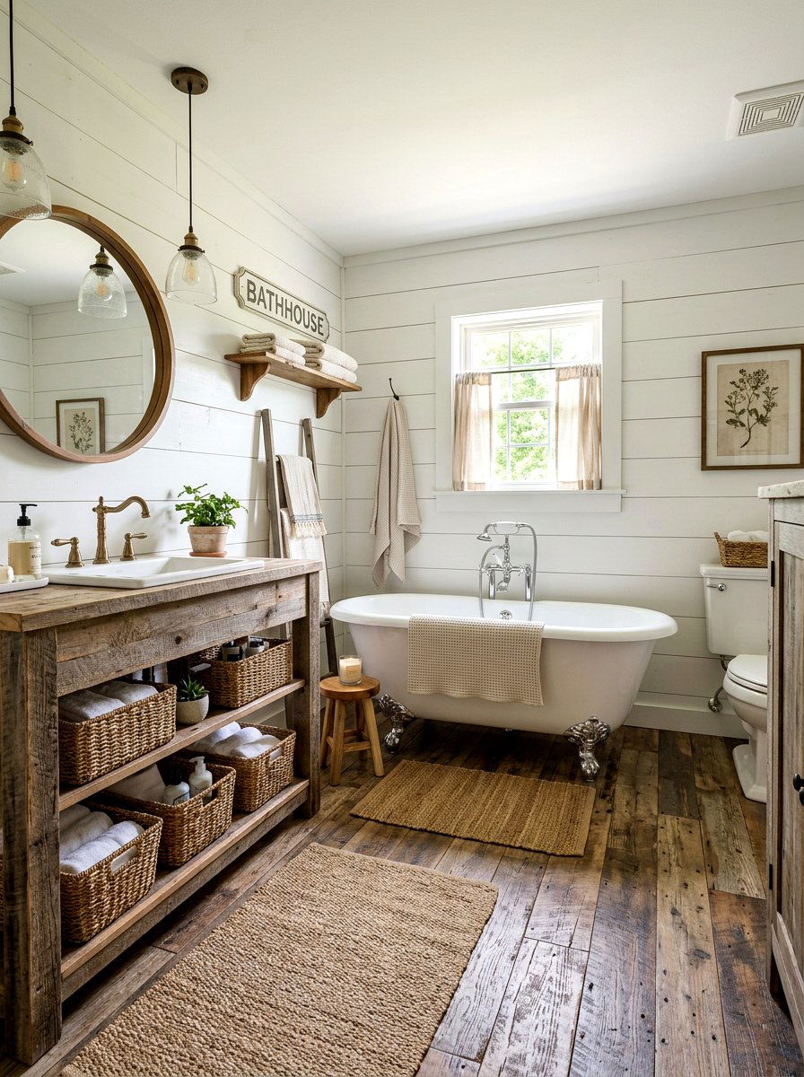 Farmhouse Bathroom Corner Tub - 30 freestanding tub corner ideas