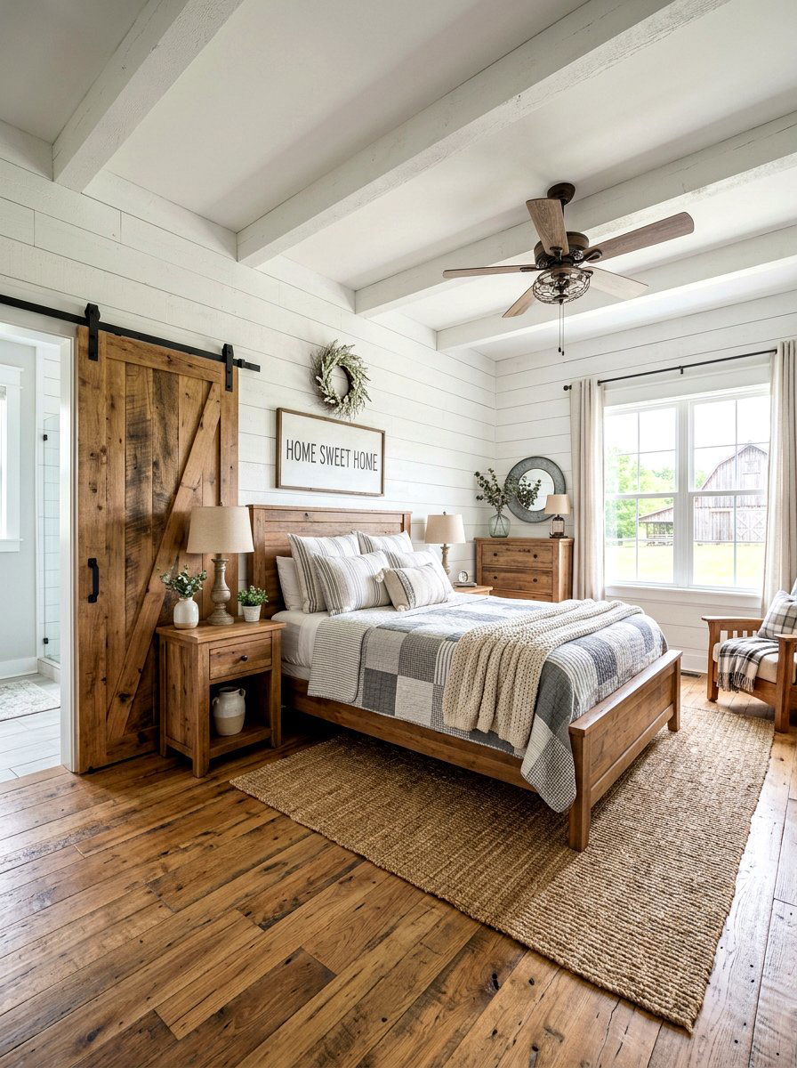 Farmhouse Bedroom - 30 serene bedroom ideas