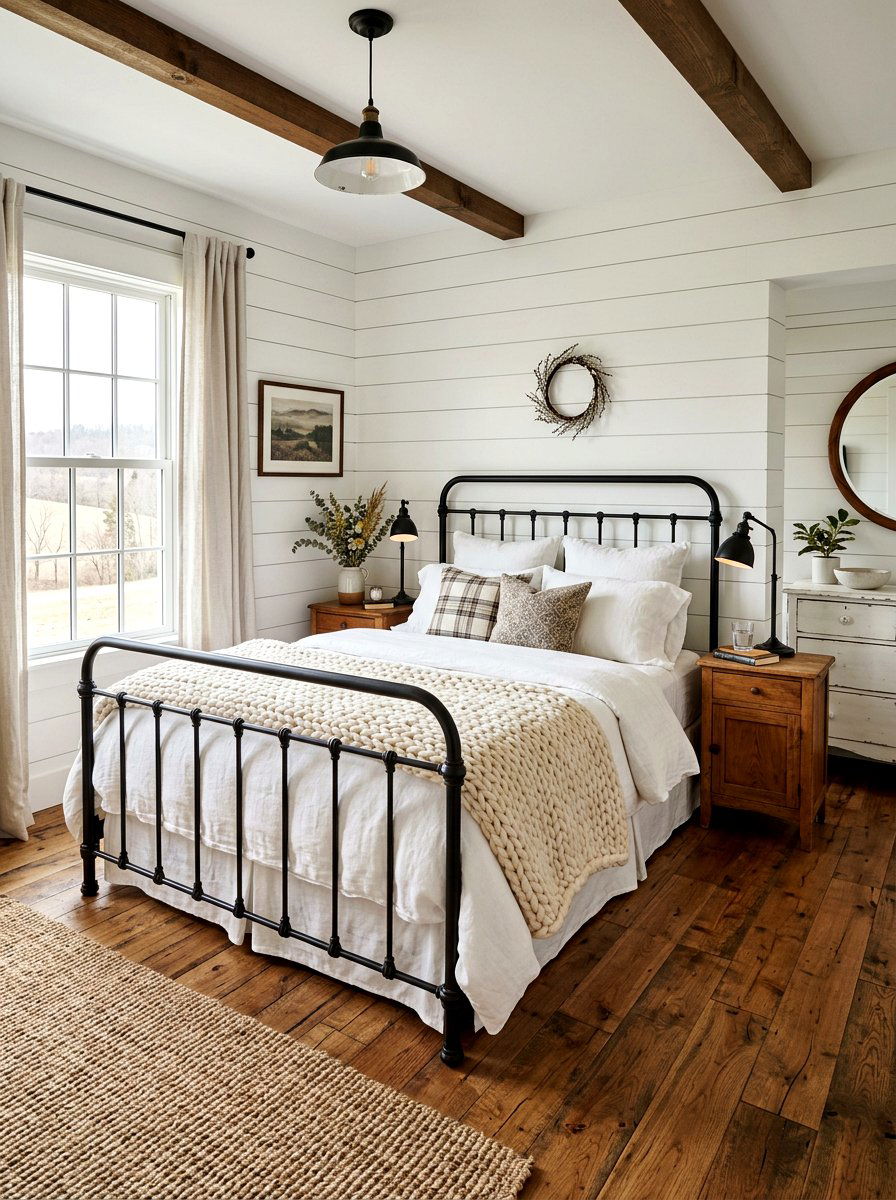 Farmhouse Bedroom - 30 romantic bedroom ideas
