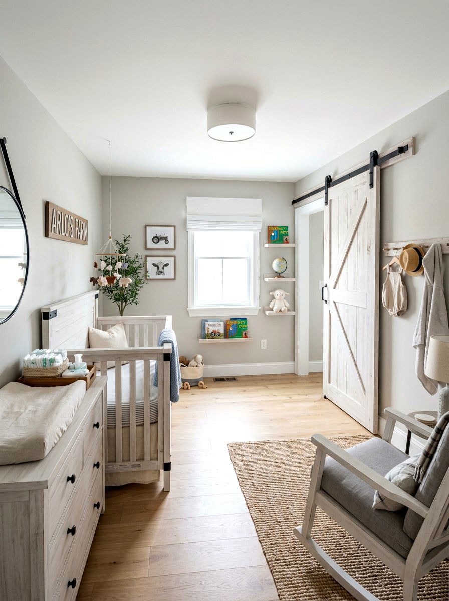 Farmhouse Boy Nursery - 30 boy nursery ideas