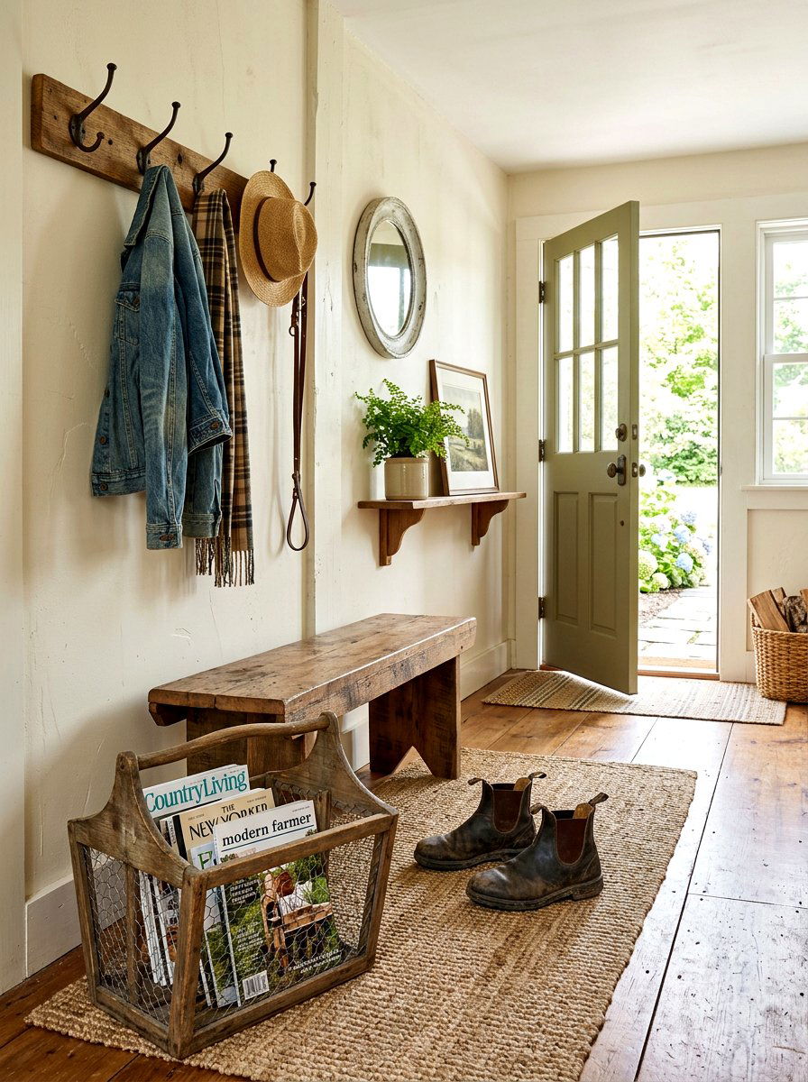 Farmhouse Chicken Wire Magazine Basket - 30 magazine rack decor ideas