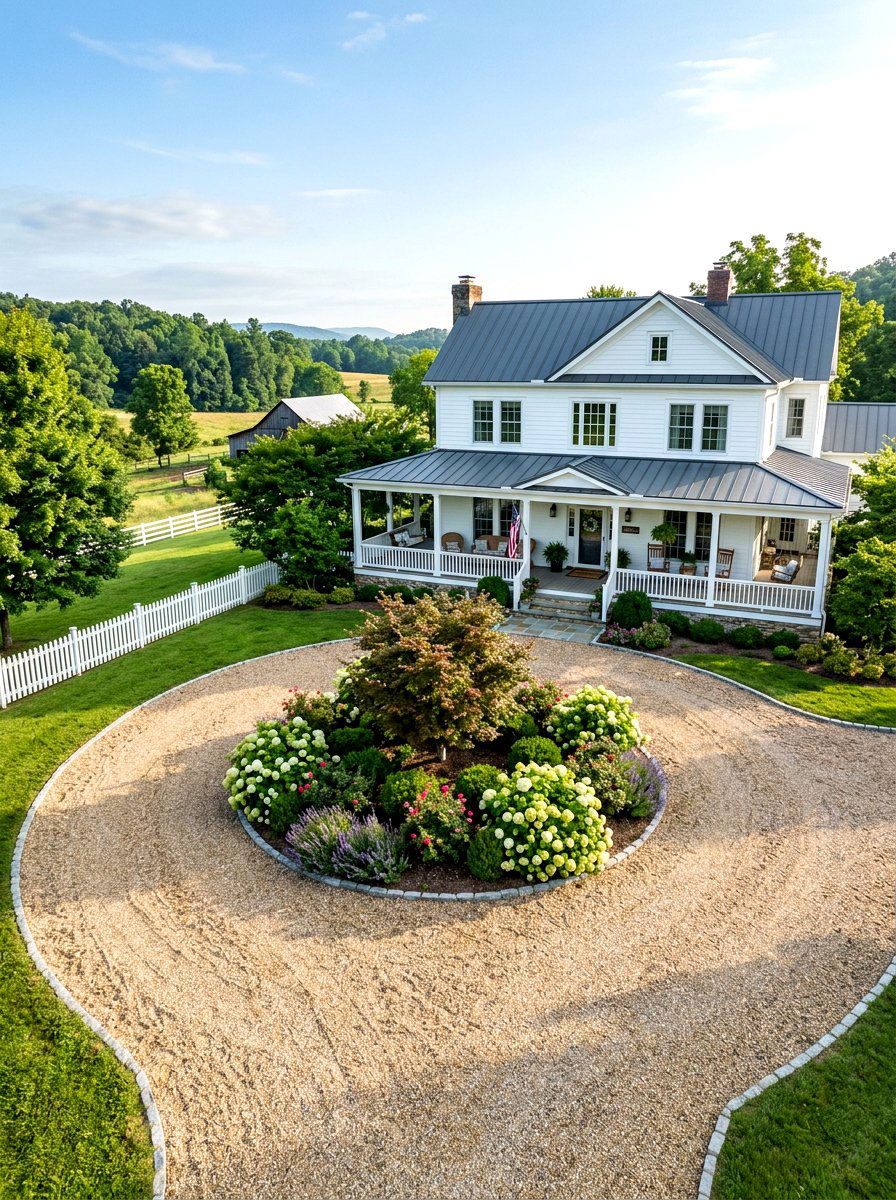 30 Circular Driveway Ideas for Stunning Curb Appeal Upgrades