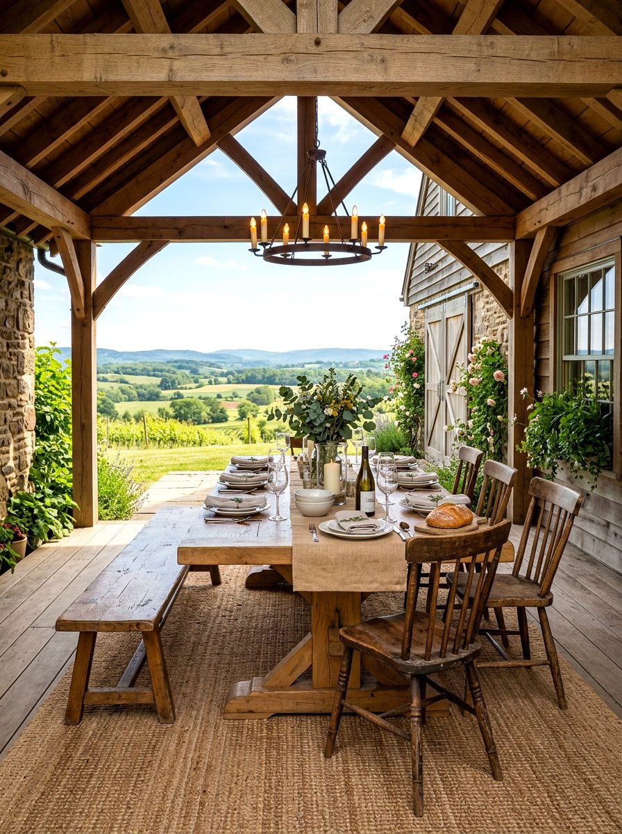 Farmhouse Dining Room - 30 dining room ideas