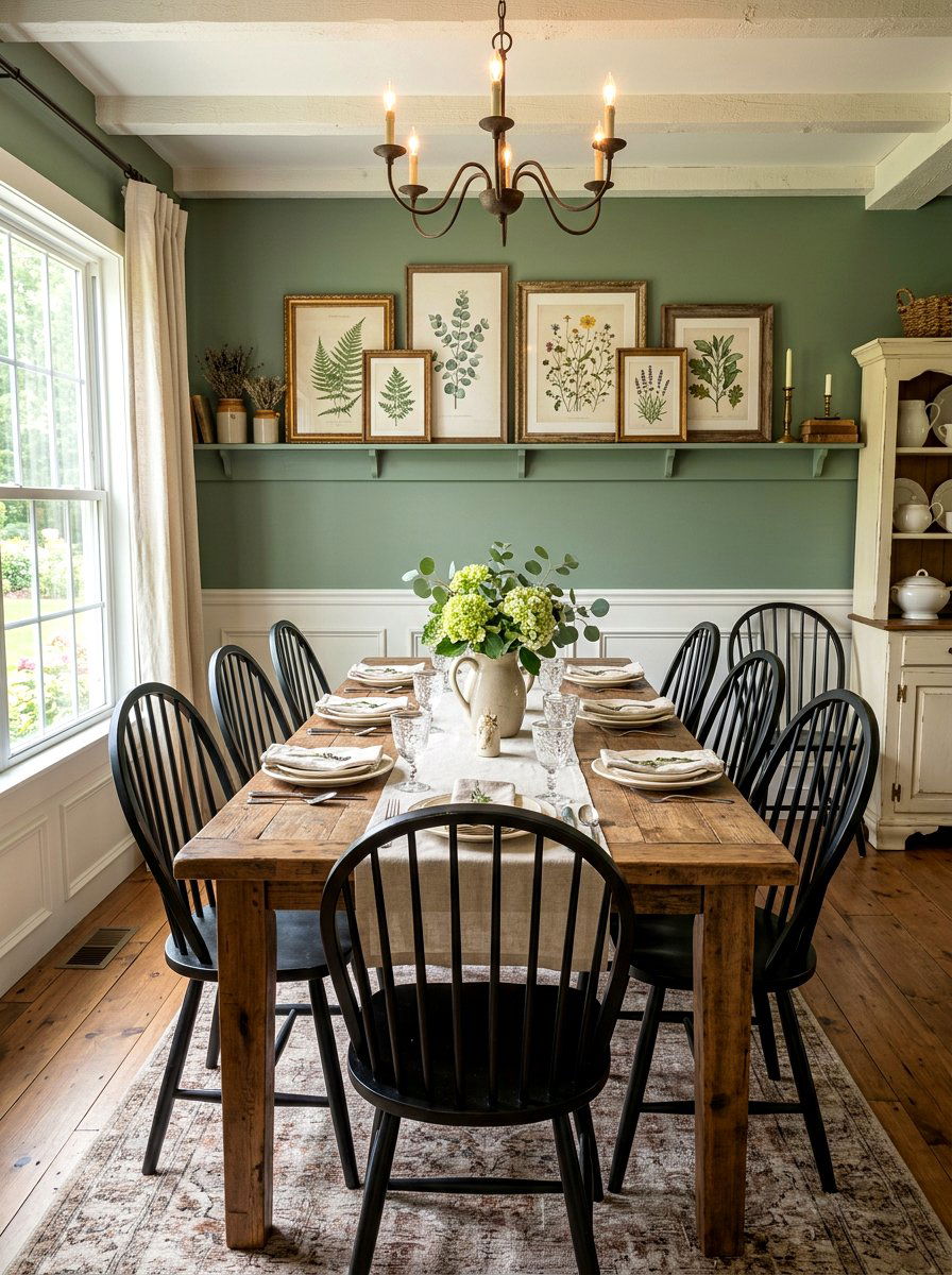 30 Dining Room Picture Ledge Ideas To Display Beautifully