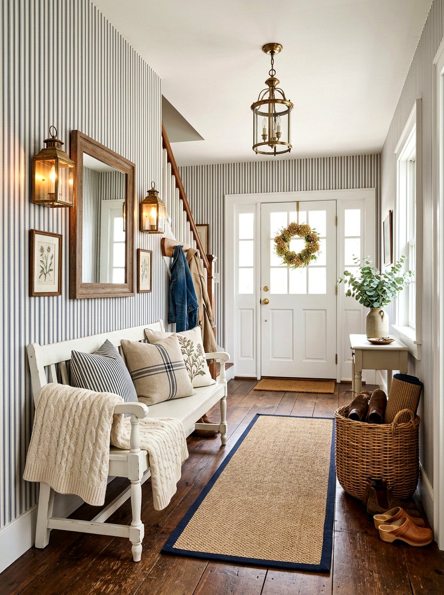 Farmhouse Entry Wallpaper - 30 entry wallpaper ideas
