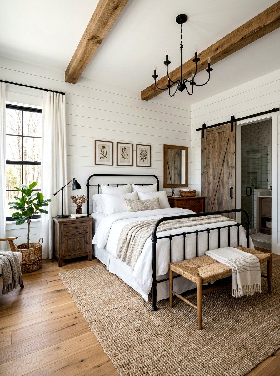 Farmhouse Guest Bedroom - 30 spare bedroom ideas
