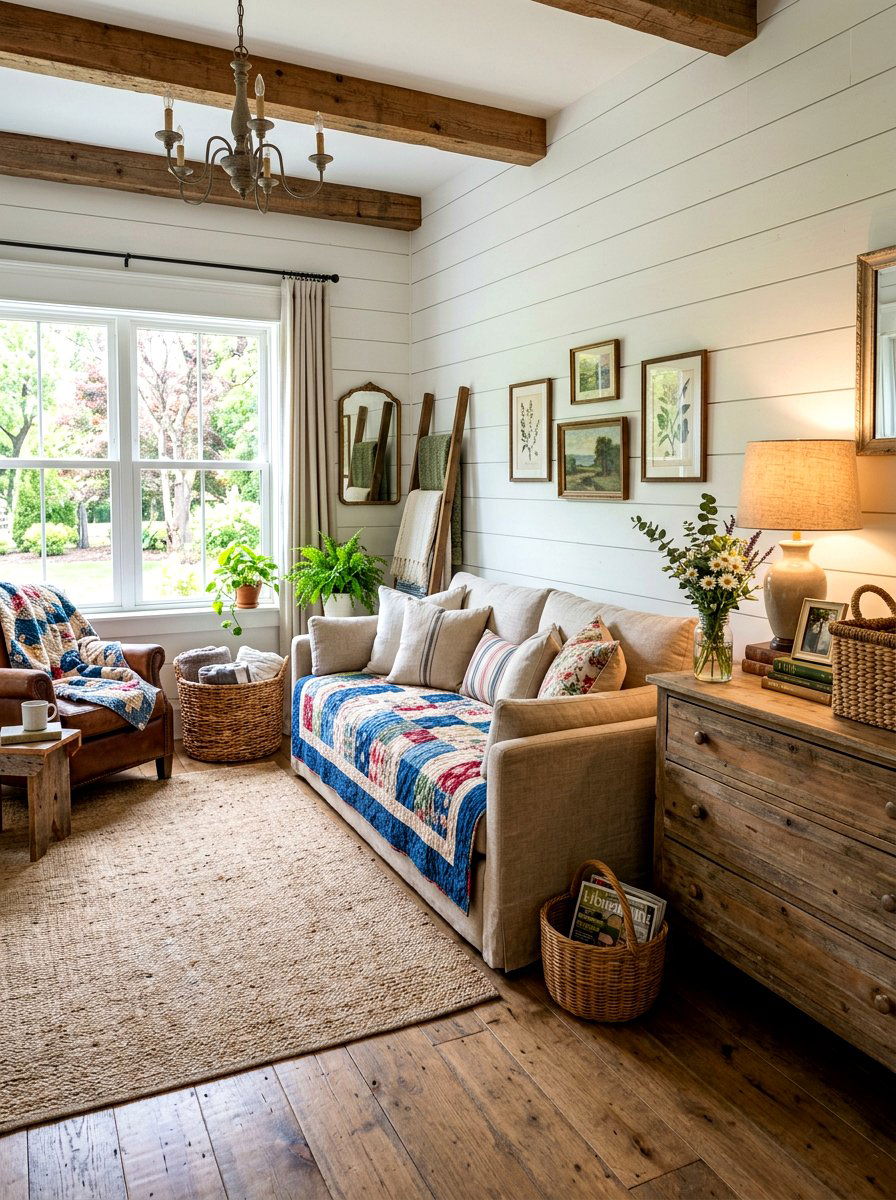 Farmhouse Guest Room Inspiration - 30 sofa bed room ideas