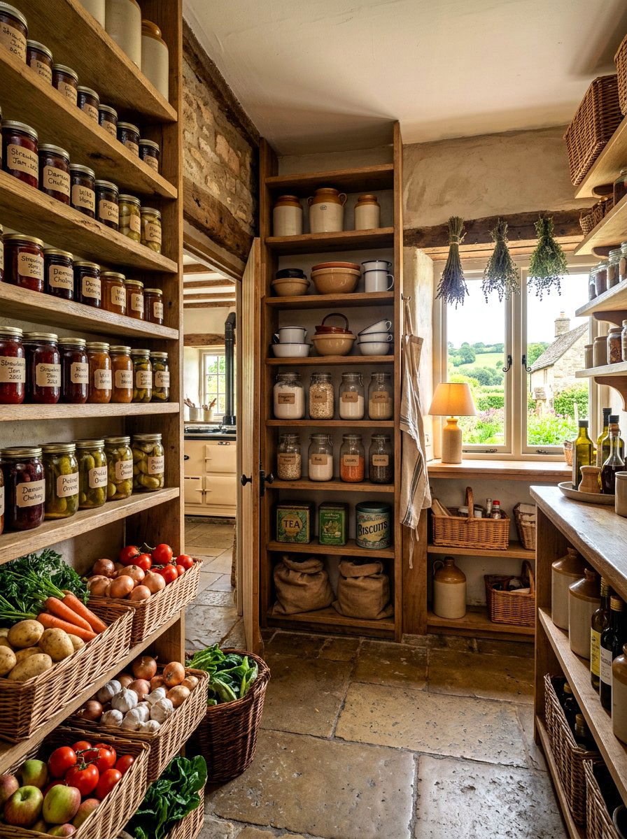 Farmhouse Kitchen Pantry - 30 English pantry kitchen ideas