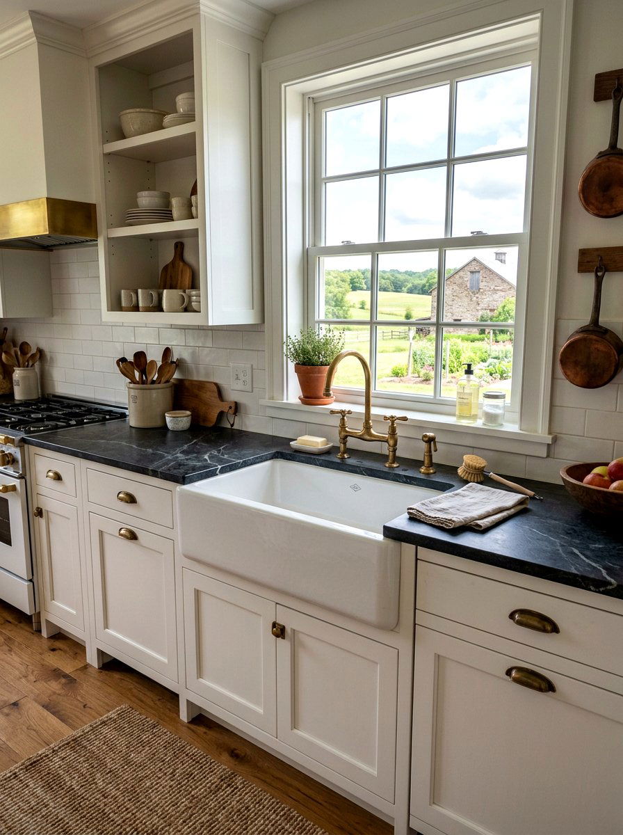 Farmhouse Kitchen Sink - 30 Pinterest kitchen ideas