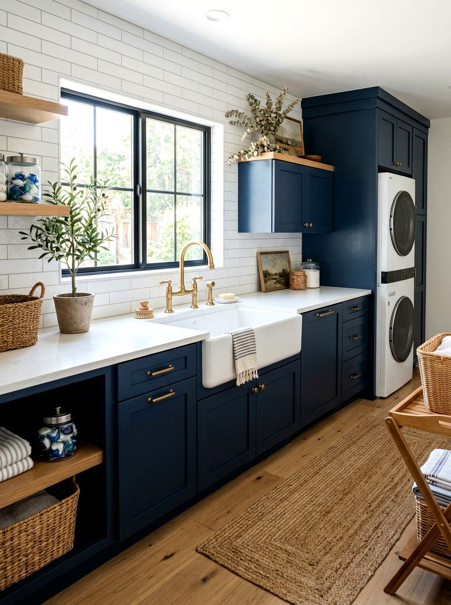 Farmhouse Laundry Sink - 30 laundry room sink ideas