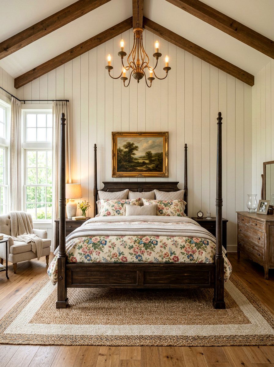Farmhouse Linen White Bedroom - 30 linen white bedroom ideas