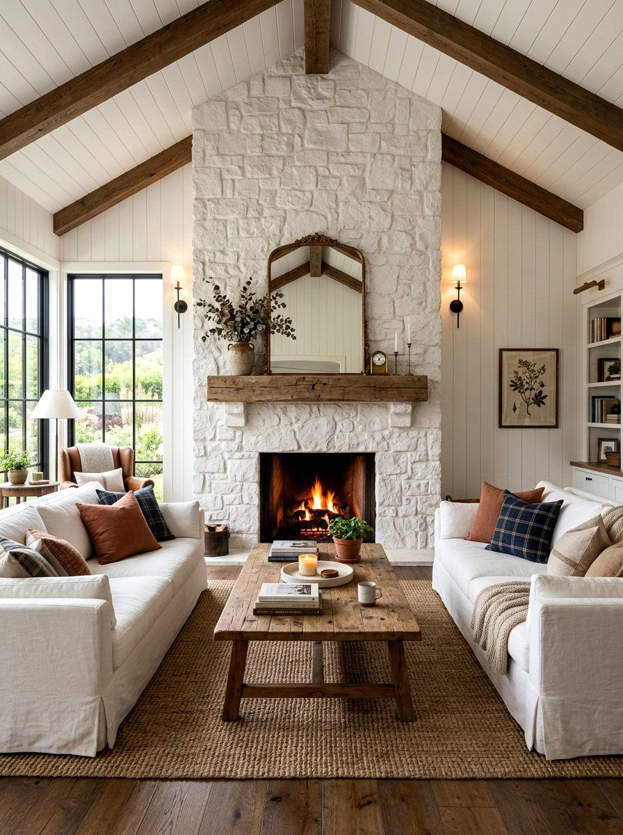 Farmhouse Living Room - 30 collected luxury living room ideas