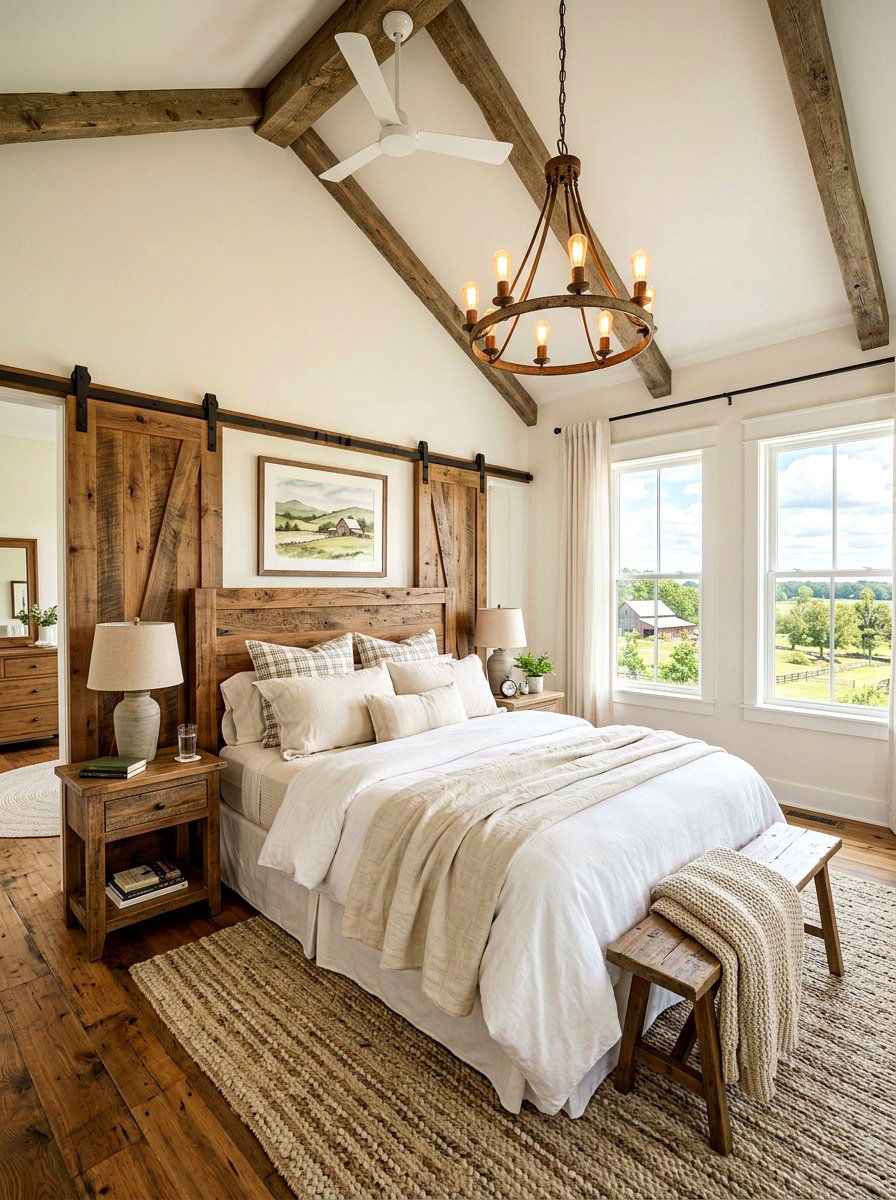Farmhouse Master Bedroom - 30 master bedroom ideas
