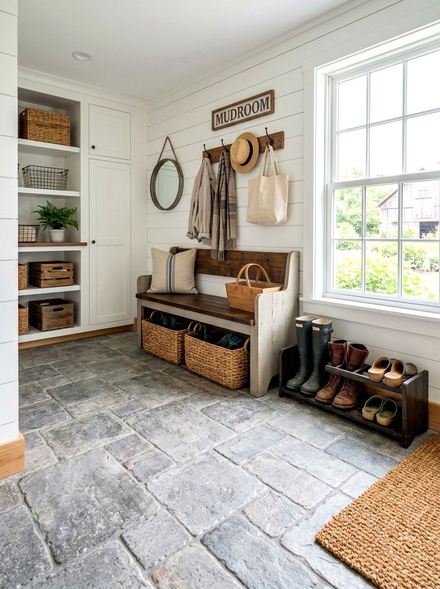 30 Mudroom Tile Floor Ideas to Make Every Entry Shine Today