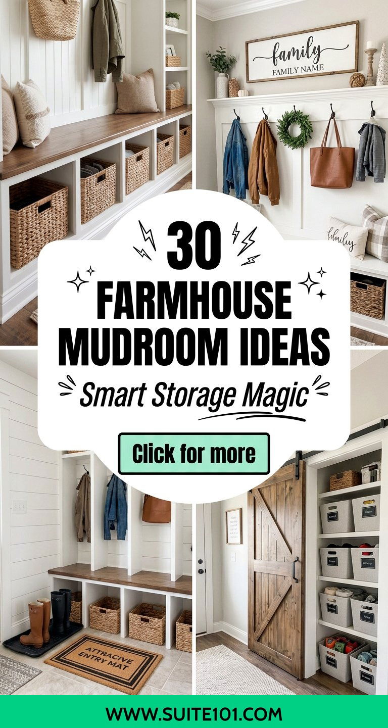 Farmhouse Mudroom Ideas 30 Smart Storage and Style Solutions - Farmhouse Mudroom Ideas: 30 Smart Storage and Style Solutions